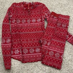 Skims Holiday Pj’s top and bottom size M